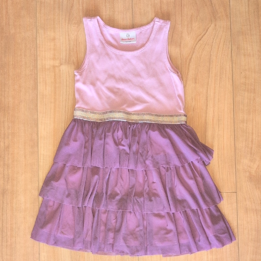 HA Purple Tulle Dress 5/5t Or 8
